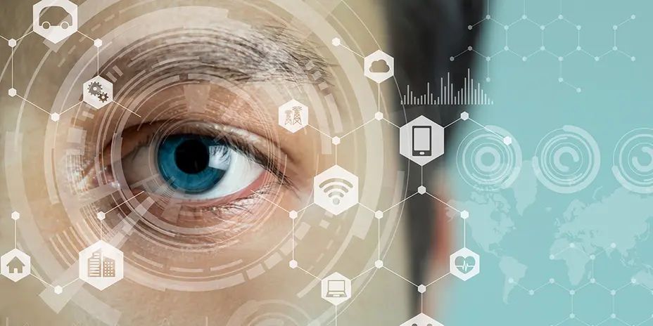 L’intelligenza artificiale nella chirurgia personalizzata della cataratta 2 Immagine decorativa che mostra un occhio tecnologico