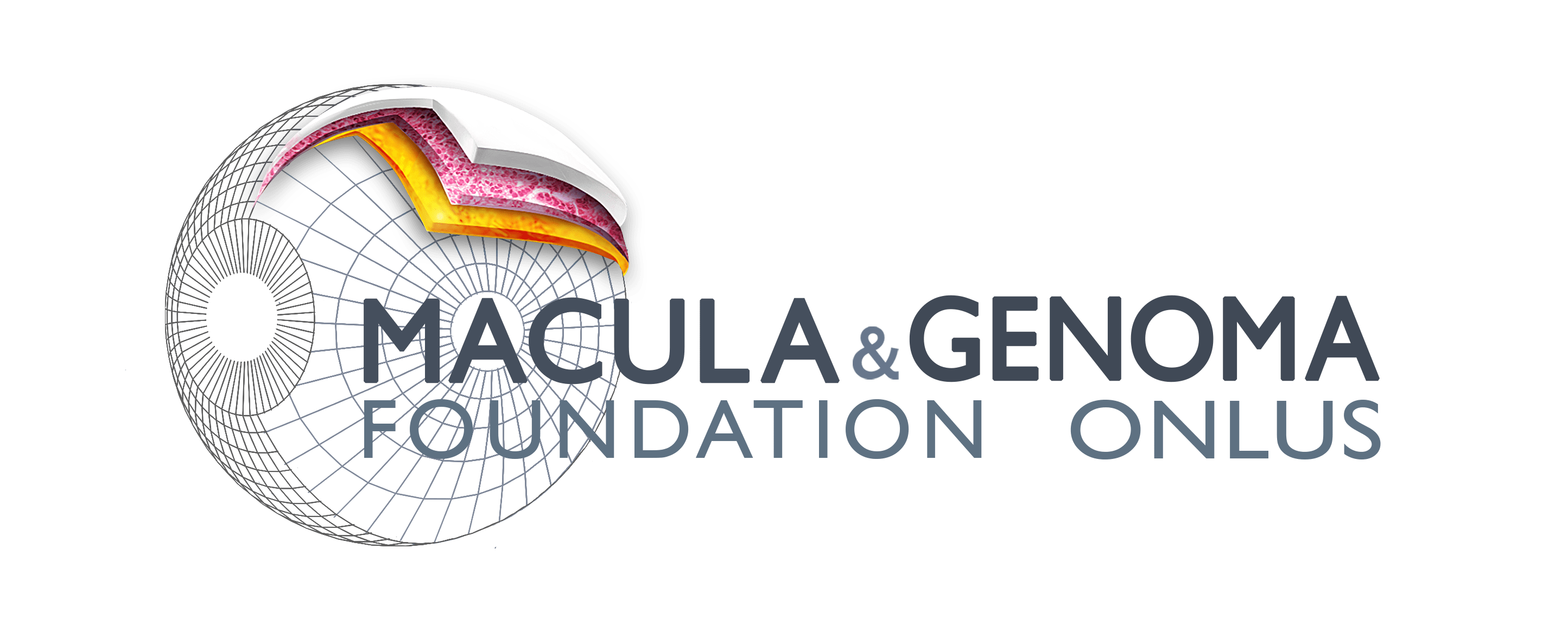 logo fondazione macula genoma italia sfondo trasparente